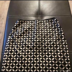 Vince Canute Leather Mini Skirt